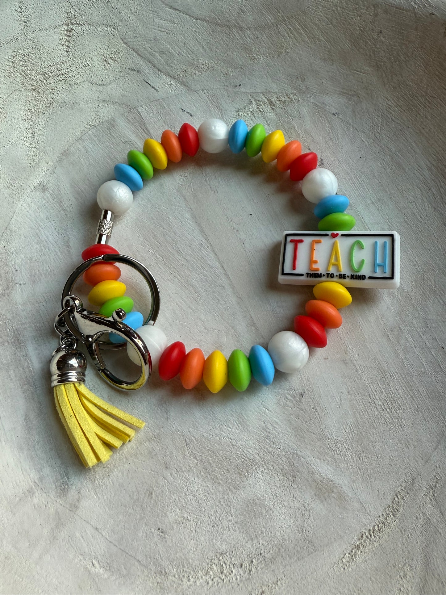 Rainbow Teach Wristlet